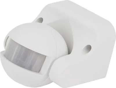 Produktbild von PIR Bewegungssensor, 180° Erfassung, 12m Reichweite, IP44, Zeit- & Helligkeitsregelung