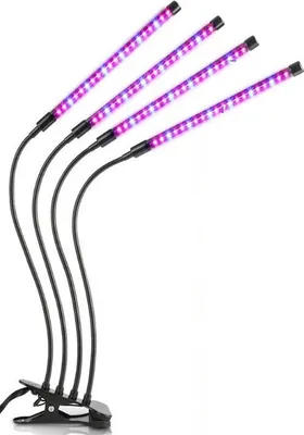 Produktbild von INF Rastlinná lampa / osvetlenie rastlín so 4 flexibilnými LED žiarivkami 1-balenie