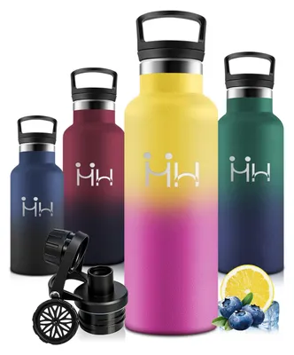 Produktbild von Motswedi Trinkflasche 500 ml, Auslaufsicher, Trinkflasche Edelstahl, Kalt&Warm,
