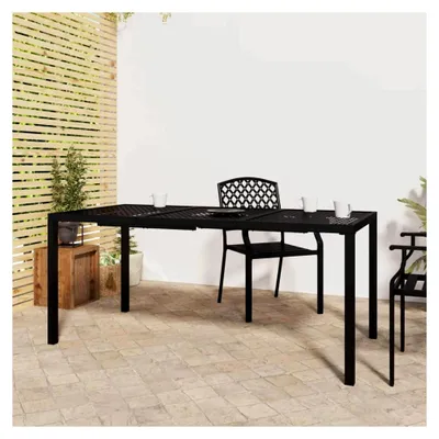 Produktbild von Gartentisch Outdoor Möbel Garten Tisch Balkontisch Wetterfest Terrassentisch Anthrazit 165x80x72 cm Stahl