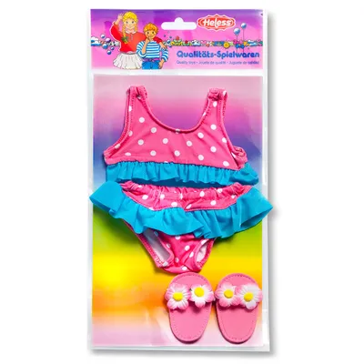 Image de Poppenbikini met Slippers, 28-35 cm