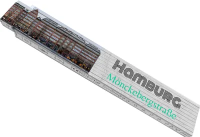 Produktbild von streetline Hamburg Mönckebergstraße Meterstab aus Holz