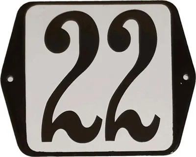 Produktbild von Hausnummer Standardnummer 22 – Warentuin-Mix