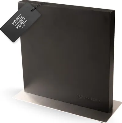 Produktbild von Moritz & Moritz Messerblock magnetisch, Edelstahlboden, schwarz