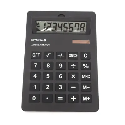 Obrázek produktu pro Olympia Taschenrechner LCD-908 Jumbo                 schwarz