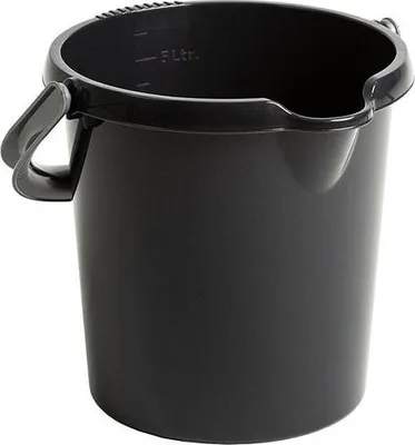 Produktbild von Casa 5L Eimer Mitternacht Schwarz WI2299 (One Size) (One Colour)
