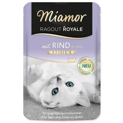 Obrázek produktu pro Miamor 4000158740571, Dospělý jedinec, Jakékoli plemeno, Hovězí, 100 g, Bez umělých barviv