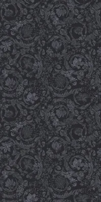 Zdjęcie produktu dla CASA39 Płytki imitujące tapetę, czarne, 60 x 120 cm, Versace Icons