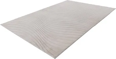 Produktbild von Lalee Comfort - Japandi Teppich - Super soft - Area Teppich - Teppich hoch niedrigflorig uni Fluffy 200x290 cm hell taupe
