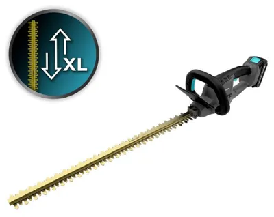 Immagine prodotto di Tagliasiepi a Batteria Lunghezza di Taglio fino a 61cm TitaniumSword 6100 XL Freemove 21V Motore senza Spazzole
