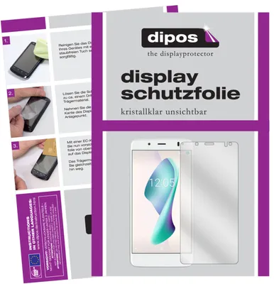 Produktbild von 2x Schutzfolie für BQ Aquaris VS Plus klar Displayschutzfolie Display Schutz