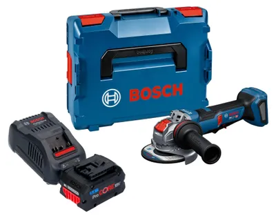 Zdjęcie produktu dla Akumulatorowa szlifierka kątowa Bosch GWX 18V-11 PS 18 V 125 mm + L-Boxx ( 06019N4400 ) - bez akumulatora, bez ładowarki