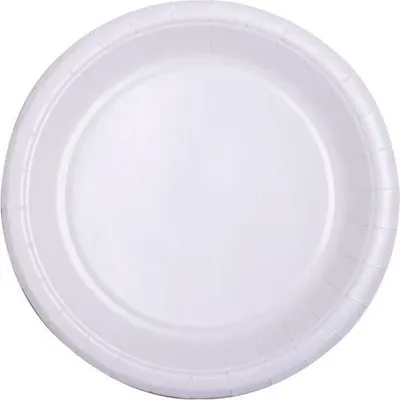 Produktbild von 50 Pappteller Weiß Klein aus Karton, 18 cm - Einheitsgröße