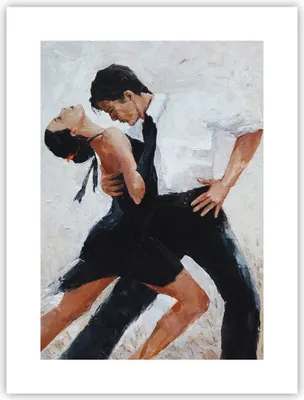 Produktbild von Poster - Poster ohne Rahmen - tanzen sie - 30x40 cm - Wand Bild - Wanddeko - Wandbilder - Kunstposter - Wandposter - Bilder - Kunstdruck - Wanddekoration - Wandbild - P2XPA30x40-3771