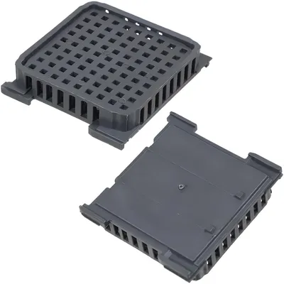 2 Aktivkohlefilter für Kühlschrank, 42x42x10 mm, Ersatz