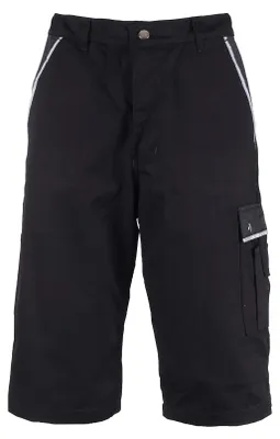 Produktbild von TMG Style Herren-Arbeitsshorts aus Canvas mit Cordura-Verstärkungen, 64, Schwarz