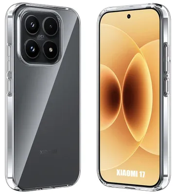 Image de Coque pour Xiaomi 17, Protection Silicone Transparent Antidérapante Souple Anti-Rayures