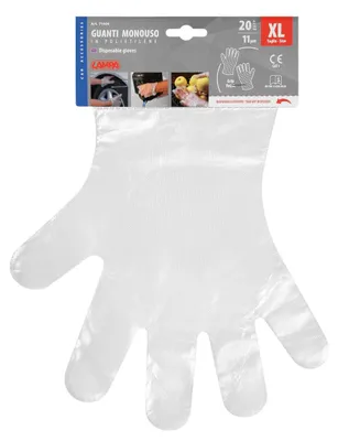 Produktbild von LAMPA Einweghandschuhe 71404 0,011mm PE (Polyethylen)