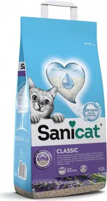 Produktbild von Sanicat 8411514805937, Granulat, 10 l, Lavendel, Faltenbeutel aus Papier