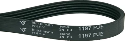 Produktbild von easyPART passend für 1197 PJ 5 MA HUTCHINSON Riemen Keilrippenriemen Antriebsriemen Waschmaschine 1197 PJ5 MA wie Siltal Hanseatic auch für Matura Elin Cortina Lloyds Quelle