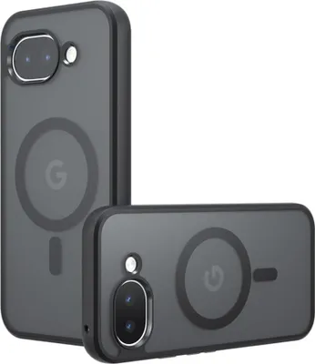 Produktbild von Google Pixel 10a Hülle - Coverup Mattes Transparentes Back Cover - MagSafe Compatible - Schwarz