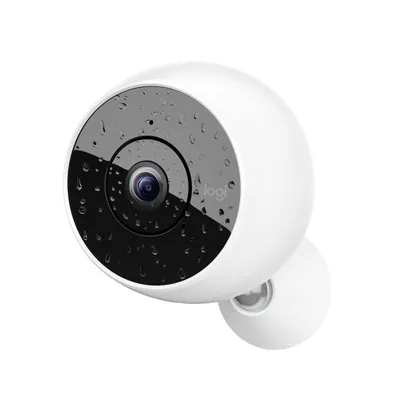 Produktbild von Logitech Circle 2 Indoor/outdoor security camera, 100% wire-free, IP-Sicherheitskamera, Innen & Außen, Kabellos, Decke/Wand/Schreibtisch, Weiß, Dome