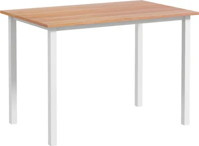Produktbild von Esstisch für 6 Personen, Küchentisch, Erweiterbar, Küchentisch, Braun + Weiß