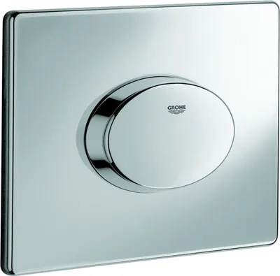 Produktbild von Grohe Abdeckplatte SKATE AIR aus ABS, 156 x 197 mm, waagerechte Montage chrom