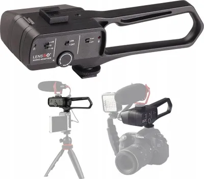 Produktbild von Verstärker für Mikrofon + Halterung/Stabilisator für Kamera/Smartphone / D1L