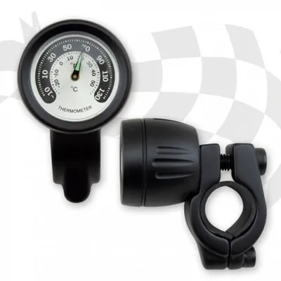Produktbild von Lenker Thermometer 7/8 + 1 Zoll schwarz