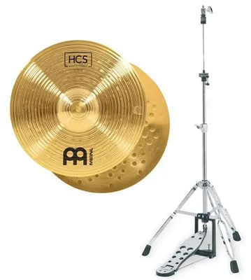 Image de Meinl Cymbale HCS13H, charleston de 13 pouces, avec support de charleston