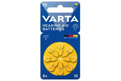 Produktbild von Varta 4043752393729 Haushaltsbatterie Einwegbatterie 10 Zink-Luft
