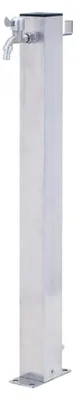 Produktbild von Wassersäule 100 cm aus Edelstahl, eckig
