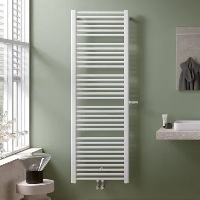 Produktbild von Kermi Basic plus Badheizkörper 45 x 3,5 x 144,8 cm, Thermostat rechts