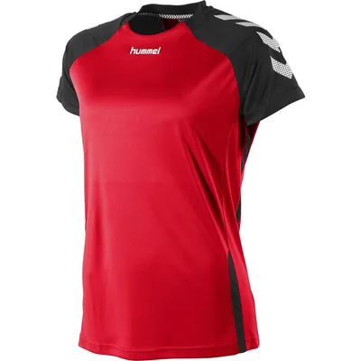 Produktbild von Hummel Aarhus Trikot Kurzarm Damen - Rot / Schwarz