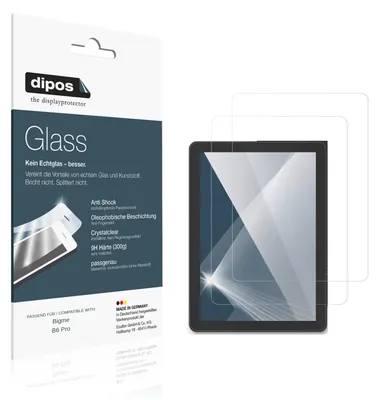 Produktbild von 2x Schutzfolie für Bigme B6 Pro - Anti-Shock 9H Folie dipos Glass Kunststoffglas
