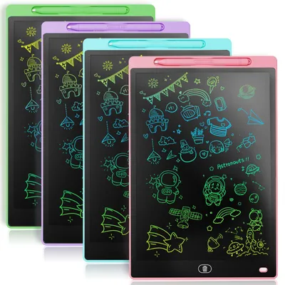 Productafbeelding van LCD-schrijftablet, 8,5 inch, kleurrijk krabbelbord, educatief speelgoed