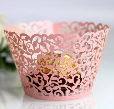 Productafbeelding van Artistieke Bakken - Cupcake Wrapper - Antislip - Roze