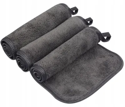 Zdjęcie produktu dla Ręczniki z mikrofibry do demakijażu 3szt 15x30cm miękkie wielokrotnego użytku