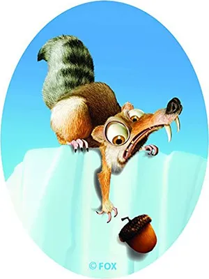 Obrázek produktu pro Ice Age Scrat Loses A Nut - nášivka, nažehlovací, nášivka, nášivky, nášivky, velikost: 21 x 14,7 cm