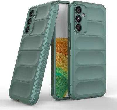 Produktbild von Handy Hülle für Samsung Galaxy A34 5G Grip Case Cover Schutzhülle Softgrip Farbe: Grün