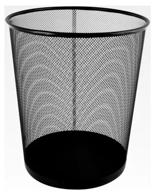 Produktbild von Papierkorb / Durchmesser: ca. 29,5 cm / Höhe: 34 cm / Farbe: schwarz