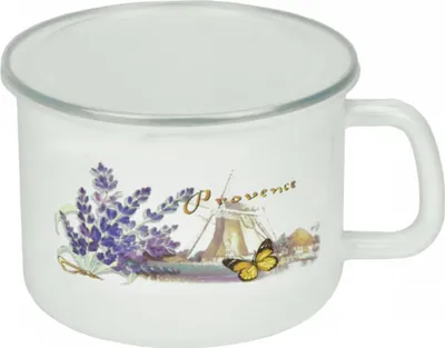 Produktbild von PRYMUS-AGD Emaillebecher mit Deckel Mill 2.5l
