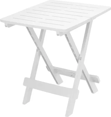 Produktbild von Klapptisch TEVERE in weiß - 72 cm - Beistelltisch Gartentisch Campingtisch