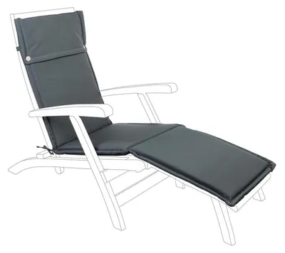 Auflage für Liege Poly180 176 x 50 x 3 cm Polyester Anthrazit