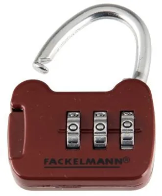 Produktbild von FM Serie Tecno Gepäckschloss Zahlenschloss aus Metall in Rot 43x35mm