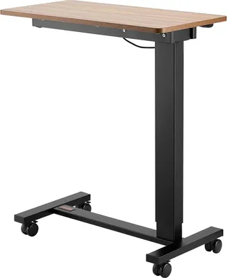 Zdjęcie produktu dla Stolik przyłóżkowy mobilny 4 kółka regulacja elektryczna laptop