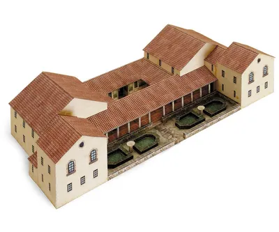 Produktbild von Schreiber-Bogen Kartonmodellbau Römischer Gutshof HO