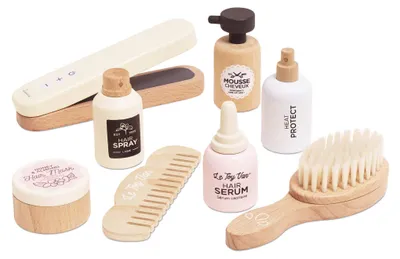Image de Kit de coiffure en bois, lisseur, jouet pour enfants, Le Toy Van