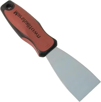 Productafbeelding van Flexibele Spatel - Vulmes Schraper - Muur Egaliseren - DuraSoft Handvat - 51 mm - Zilver